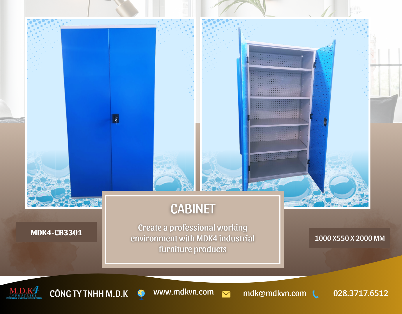 Tủ đựng vật tư/ cabinet MDK4-CB3301