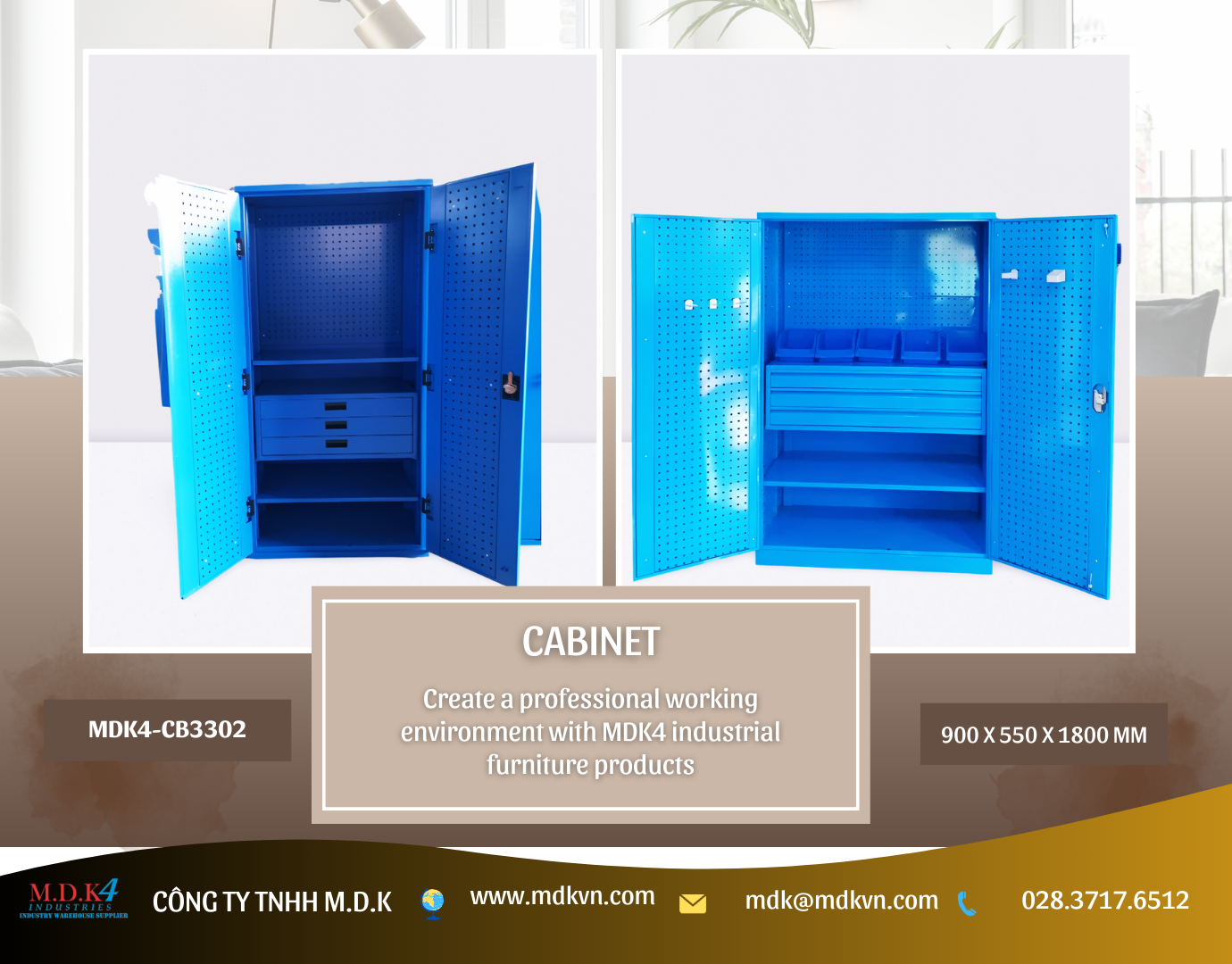 Tủ đựng vật tư/Cabinet MDK4-CB3302