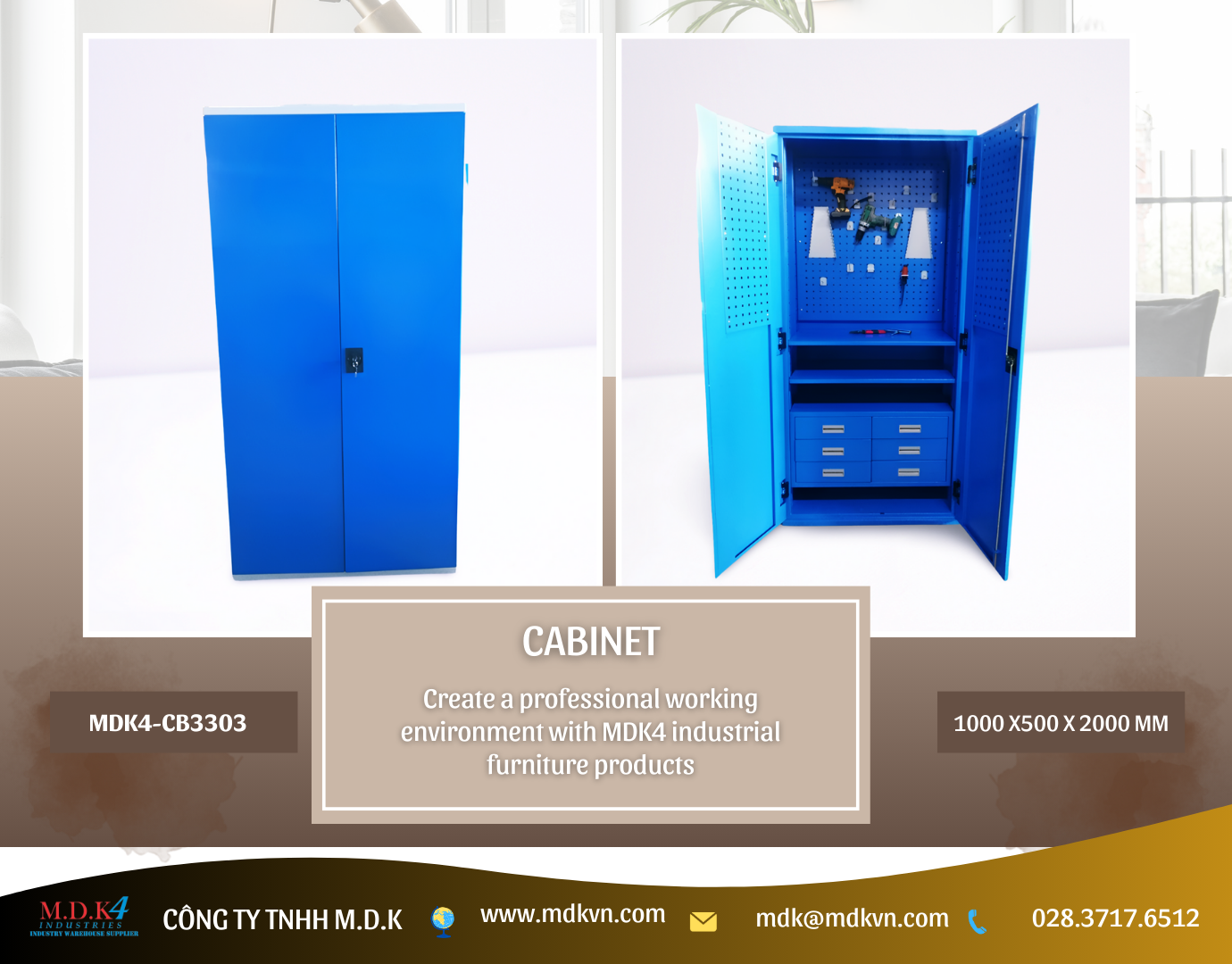Tủ đựng vật tư/ cabinet MDK4-CB3303